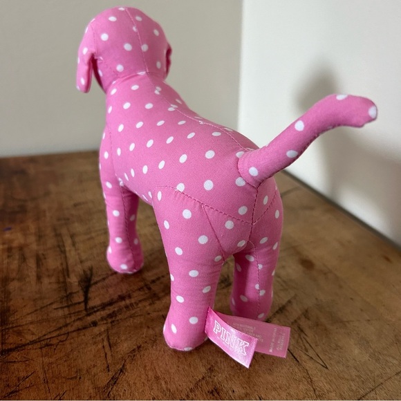 PINK Victoria's Secret Decor Lot of 3 Stuffed Animal Toys Plush Dog Puppy - Picture 8 of 10